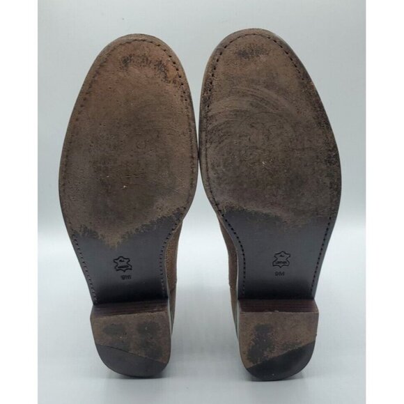 Tory Burch Wade Chelsea Gold Shimmer Leather Ankle Boot Women's 9M /40 - Picture 11 of 12